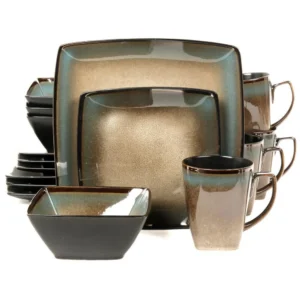 MSK 16-Piece Dinnerware Set – Classic White Porcelain for 4