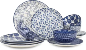 MSK 16-Piece Dinnerware Set – Classic White Porcelain for 4