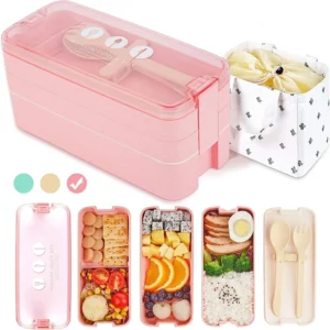 MSK Pink Bento Box – Leakproof Lunch Container