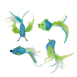 Multipet Peppermint Dental Cat Toy – Assorted Characters