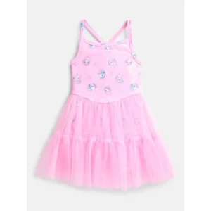 My Little Pony Sleeveless Tulle Romper – Criss Cross Back, Sizes 12M-5T