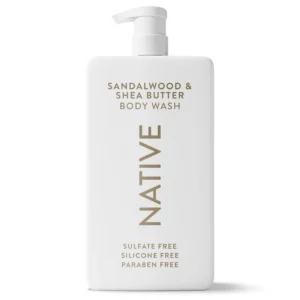 Native Sandalwood Shea Butter Body Wash – Moisturizing & Gentle