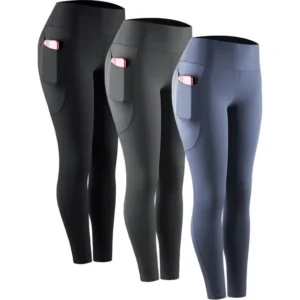 NELEUS Women’s High Waist Yoga Leggings – Tummy Control Pockets