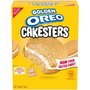 OREO Golden Cakesters Soft Snack Cakes – 5 Snack Packs