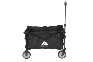 OT Heavy-Duty Folding Utility Cart – Black, 150 lb Capacity