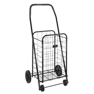 OT Heavy-Duty Folding Utility Cart – Black, 150 lb Capacity