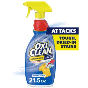 OxiClean Laundry Stain Remover Spray 21.5 Fl Oz – Pre-Treats Stains