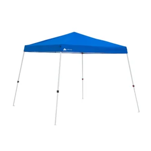 Ozark Trail 10×10 Instant Pop Up Canopy – Slant Leg, Blue