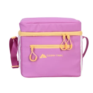 Ozark Trail Coated Cooler 6 Can Removable Hardliner – Pink