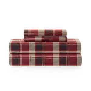 PAWZ Women’s Plaid Shirt Set – Cozy Queen Size