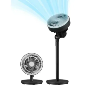 PELONIS Air Circulator Fan – Adjustable Pedestal, 3 Speeds, Quiet