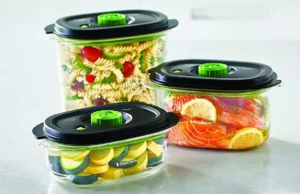 Preserve 3-pack Marinating Containers (3,5,8 Cup) for FoodSaver