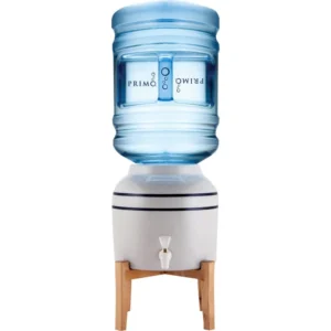 Primo Water Countertop Dispenser Top Loading Cool Temp Ceramic Wooden Stand