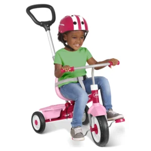 Radio Flyer 3 in 1 Stroll N Trike 3 Stages Grows with Child Pink Tricycle