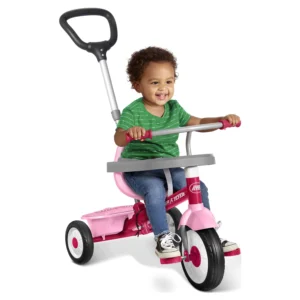 Radio Flyer 3 in 1 Stroll N Trike 3 Stages Grows with Child Pink Tricycle