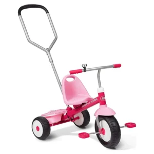 Radio Flyer 3 in 1 Stroll N Trike 3 Stages Grows with Child Pink Tricycle