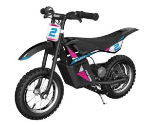 Razor Miniature Dirt Rocket MX125 Electric Powered Dirt Bike Recommended For Ages 7 Unisex gender with 12 V