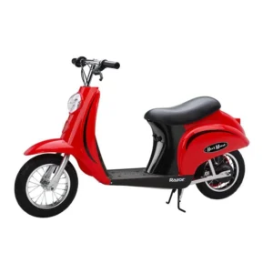 Razor Pocket Mod Electric Scooter – Euro-Style Roma Red, 15 mph