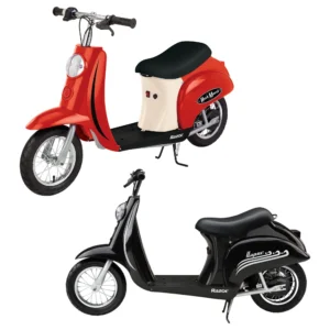 Razor Pocket Mod Miniature Euro Style Electric Scooter Red 24V up to 15 mph for Teen Ages 13