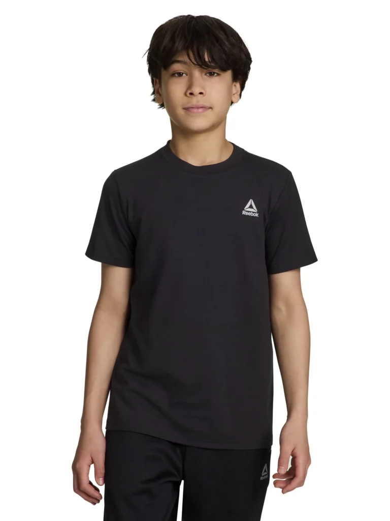 Reebok Boy’s Delta Core Athletic T-Shirt – Moisture-Wicking Performance