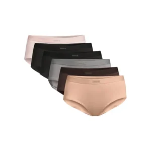Reebok Women’s Sport Hipster Panties 6-Pack – Moisture-Wicking