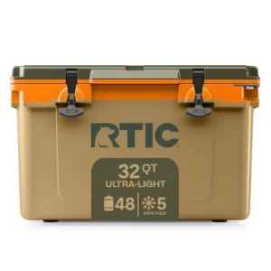 RTIC 32 QT Ultra Light Hard Sided Cooler – Holds 48 Cans