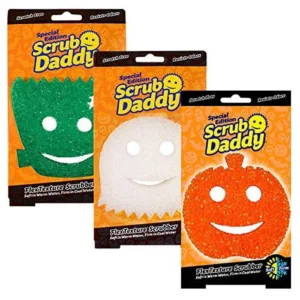 Scrub Daddy Halloween Edition Sponges – 3-Pack Festive Scrubbers