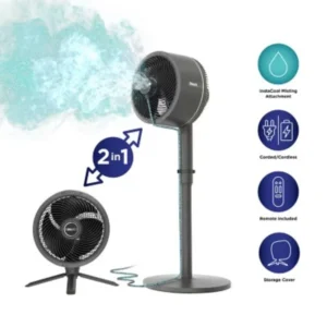Shark FlexBreeze Fan – Portable Oscillating Fan, Corded/Cordless
