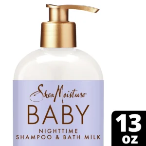 SheaMoisture Baby Nighttime Shampoo Bath Milk Manuka Honey Lavender All Hair 13 oz