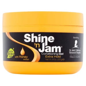 Shine n Jam Extra Hold Conditioning Styling Braiding Gel 8 oz Moisturizing Unisex