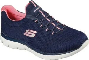 Skechers Women’s Summits Cool Classic Sneaker – Wide Width