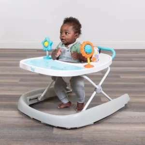 Smart Steps 3-in-1 Feeding Walker – Hexagon Dots Design