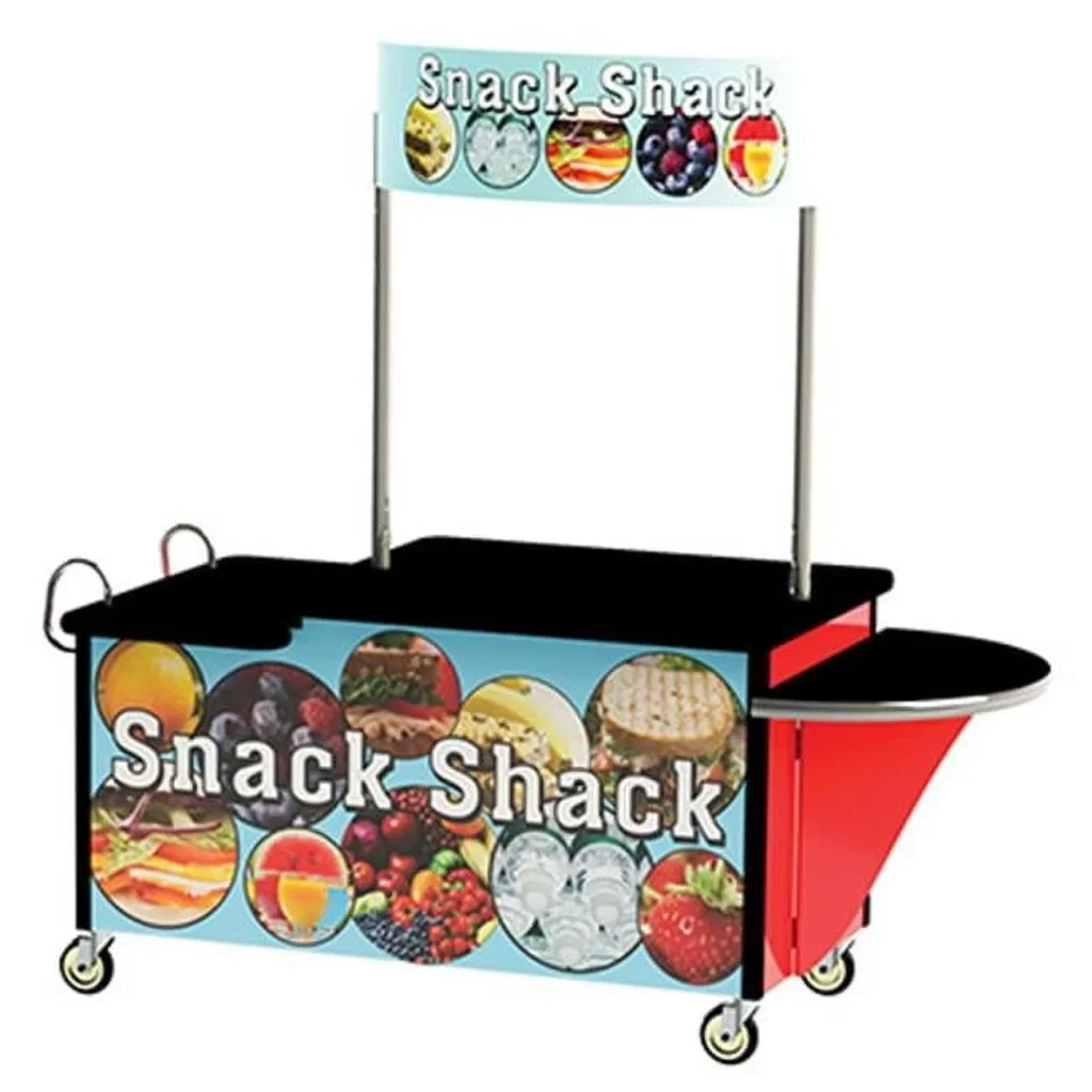 Snack Cart Walker – Lightweight Portable Utility Cart for Groceries and Snacks — alternate angle showing full product
