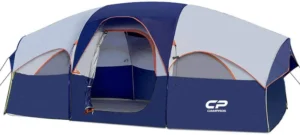 Spacious 8-Person Family Tent – Waterproof & Easy Setup