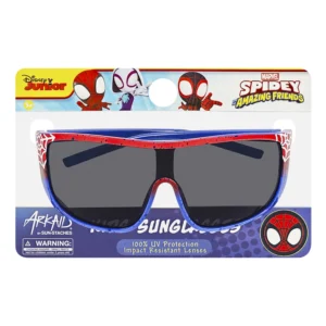 Spiderman Red and Blue Splatter Sports Wrap Sunglasses