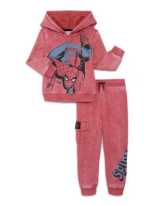 Spiderman Toddler Boy 2pc Active Jacket and Pant Set Sizes 12 Months 5T