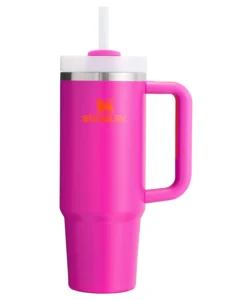 Stanley Quencher H2 0 Tumbler Handle Straw 30 oz Flowstate 3 Position Lid Cup Holder Compatible Travel Insulated Stainless Steel Cup BPA Free Vivid V