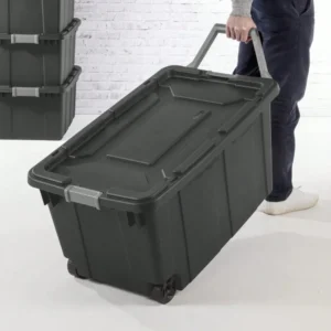 Sterilite 40 Gallon Wheeled Industrial Tote – Mobile Storage Solution