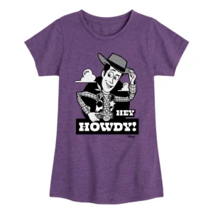 Toy Story Infant and Toddler Girls Short Sleeve T Shirt Howdy Sheriff Sizes 12M 5T