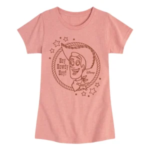 Toy Story Infant and Toddler Girls Short Sleeve T Shirt Howdy Sheriff Sizes 12M 5T