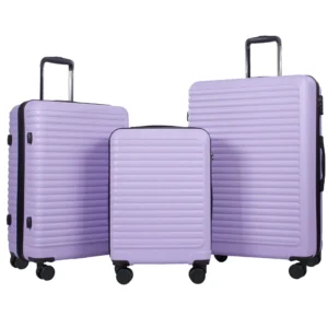 Travelhouse 3-Piece Hardside Luggage Set – TSA Lock & Spinner Wheels