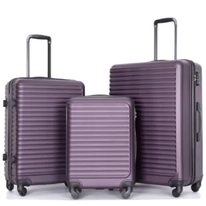 Travelhouse 3-Piece Hardside Luggage Set – TSA Lock & Spinner Wheels