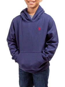 U.S. Polo Assn Boys Fleece Pullover Hoodie – Sizes 4-18