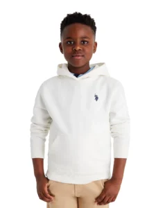 U.S. Polo Assn Boys Fleece Pullover Hoodie – Sizes 4-18