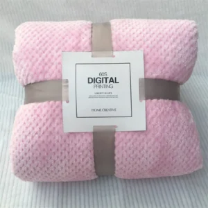 VALSEEL Soft Warm Plaid Fleece Blanket – Thick & Breathable