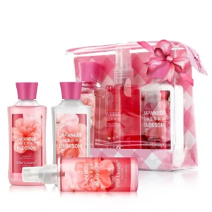 Vital Luxury Japanese Cherry Blossom Gift Set – Body Lotion, Shower Gel & Mist