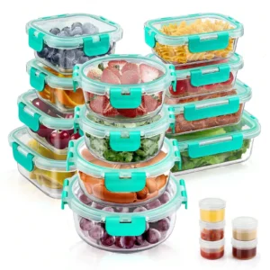 Vtopmart 34pc Glass Food Storage Containers – Meal Prep Set