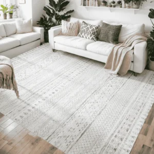VUNATE Rugs for Living Room 5×7 Washable Area Rug Soft Non Slip Bedroom Dining Room Floor Accent Rug Boho Carpet Indoor Rug Brown