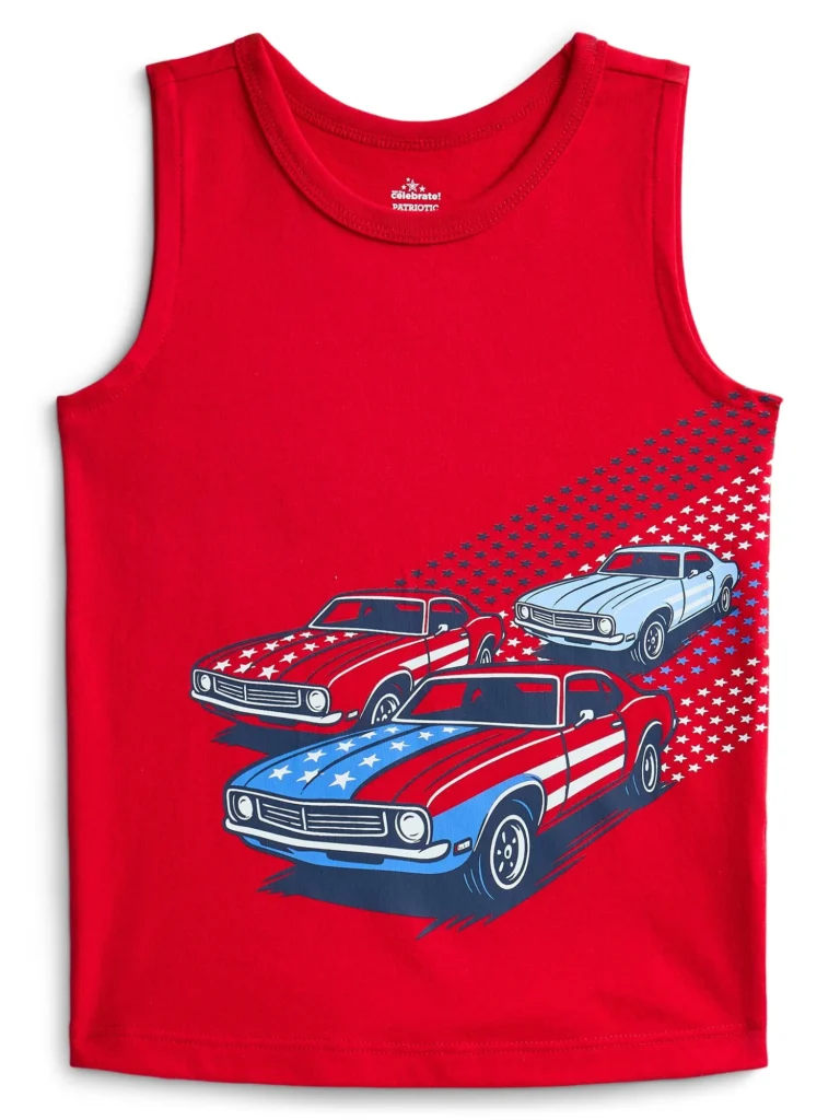 Way to Celebrate Toddler Boy Americana Muscle Tank Sizes 12M 5T