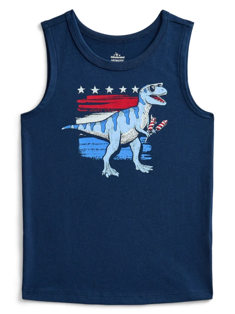 Way to Celebrate Toddler Boy Americana Muscle Tank Sizes 12M 5T